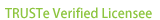 TRUSTe Verified Licensee
